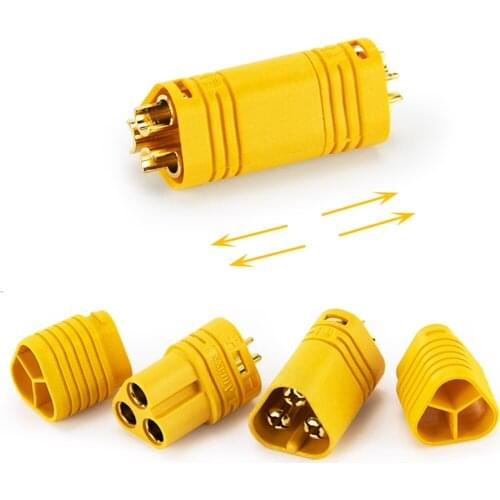 2 set MT60 Plug with Sheath Outer Rotor Brushless Motor Electrically Adjusted Docking Plug