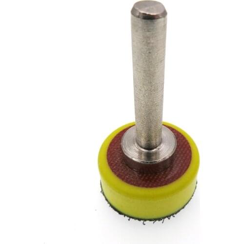 2 PCS 1 Inch 6mm Shank Back-up Sanding Pads Disc Hook & Loop Backing Pad Power Tools Accessories for Polishing & Grinding