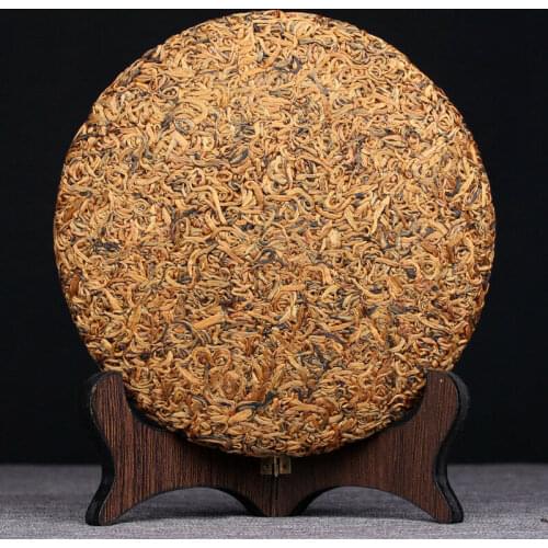 2020 Year AAAA Organic Yunnan Golden Buds Dian Hong Black Chinese Tea Cake 357g DIANHONG