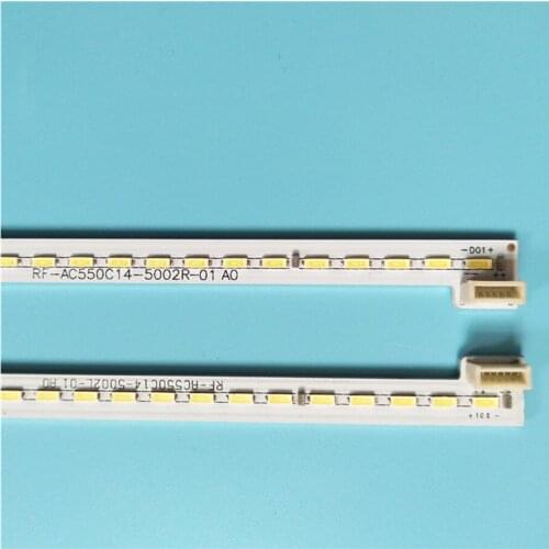 30pcs new original 100LED strip Circuits RF-AC550C14-5002L-01 RF-AC550C14-5002R-01 FOR 55Q1F / 55Q2F 55Q1FU/55Q2FU 605MM