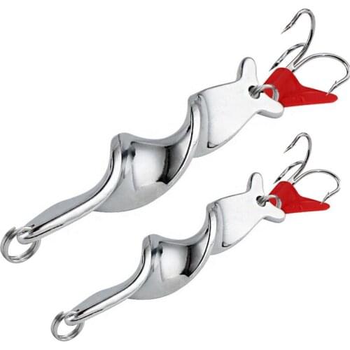 5pcs High-speed Spiral Long-distance Sequins 10g 14g 21g 28g Rotating Metal Sheet With Red Heart Sheet