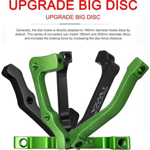 Mountain Bike Disc Brake Adapter 180mm MTB Bicycle Front Rear Brake Caliper Base Adapter Disc Brake Rotor Pm A Pillar Brake Disc