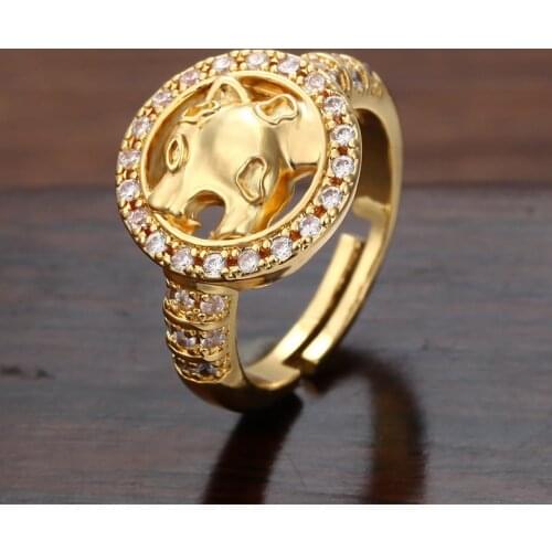 DAIHE Women's Gold Rings