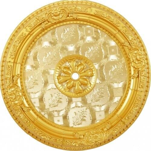 Decorative Round Designed Vintage Looking Ceiling Medallion for Chandeliers 90cm 35.43