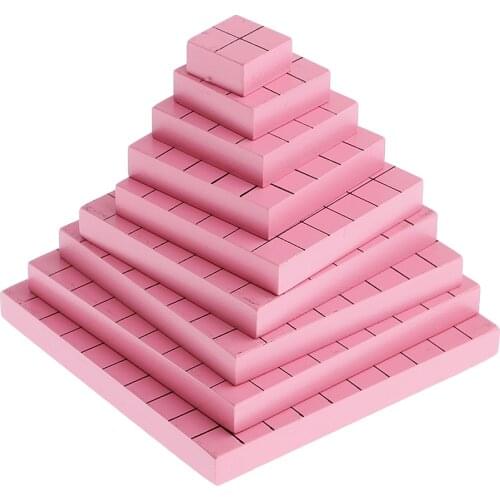 Montessori Mathematics Material Wooden Cubes for Kids Early Educational Toys