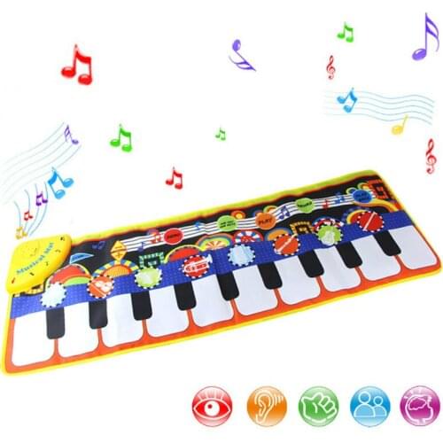 Childrens multifunctional music game carpet baby environmental protection animal finger touch electronic piano