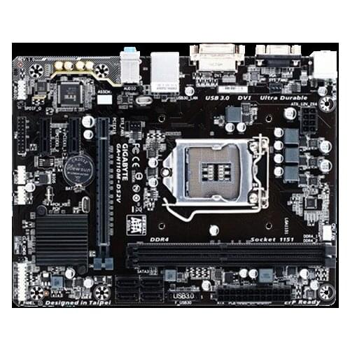 H110M-DS2V LGA1151 pin supports G3900 DDR4 memory