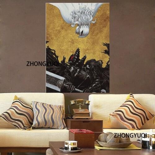 Berserk Guts Griffith - Anime Canvas Painting, Classic Art, Wall Decor Art Pictures, Home Prints