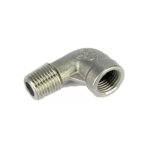 STAINLESS ANGLE / ELBOW MALE TO FEMALE 1/4 INCH BSP