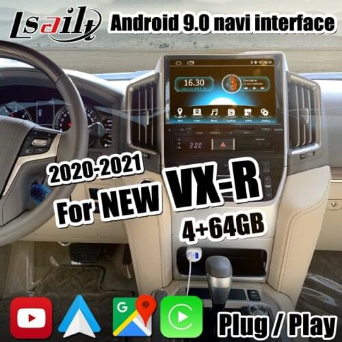 Lsailt PX6 CarPlay/Android multimedia interface included Android Auto , YouTube , Netflix for Land Cruiser 2020-2021 VX-R LC200