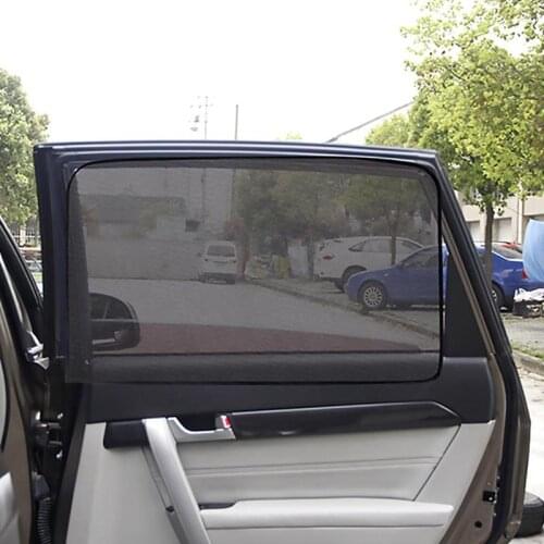 Magnetic Car Sun Shade UV Protection Car Curtain Car Side Windows Sun Visor Shield Sunshade Auto Side Window Glass Sunshade Mesh