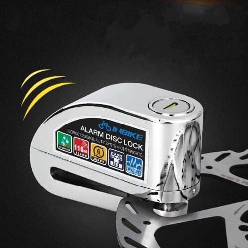 Motorcycle Moto Scooter Bicycle Disc Brake Lock Security Anti-theft Alarm Lock