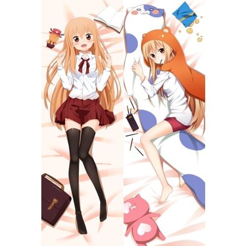 New Japanese Anime Himouto! Umaru-chan Doma Umaru Otaku Pillow Cover Case Hugging Body long love custom wedding sleeping 511088