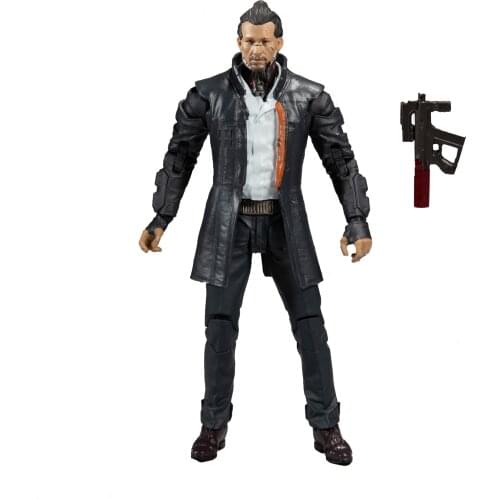 Bandai Genuine McFarlane Cyberpunk 2077 Takemura Joints Movable Action Figure Model Toys