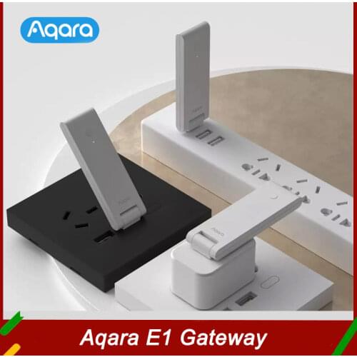 2021 Newest Aqara E1 Hub Gateway With Zigbee 3.0 Support WiFi Relay Remote Control Whole House Smart Home System Mijia HomeKit
