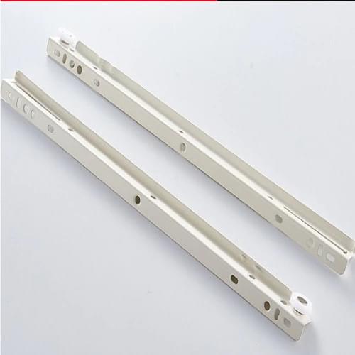 Drawer Track Slides Two Cabinet Rails Thickening Computer Table Chute Clothing Cabinets Keyboard Roller Pulley Furniture