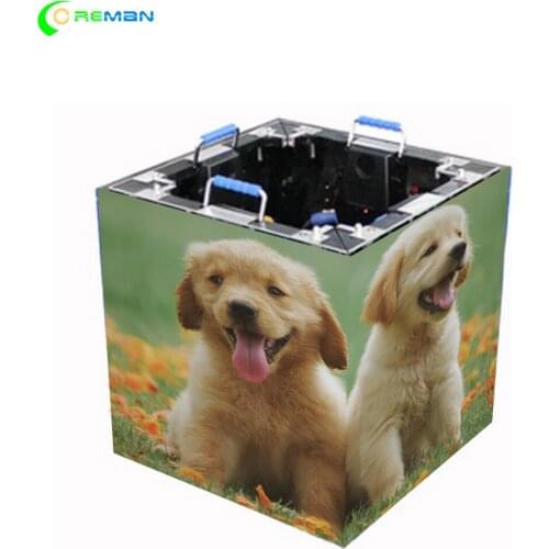 90 degree right angle LED screen or L Shape LED display Flexible Creative LED Display 500x500 P3.91 p2.97 p4.81