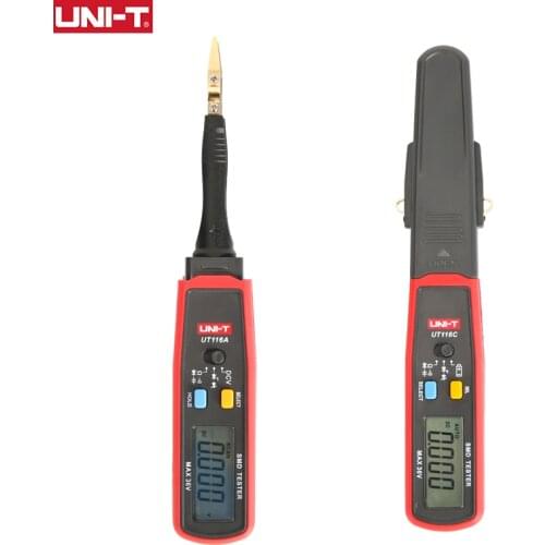 UNI-T SMD Multimeter UT116A UT116C Auto Range Resistance Capacitance Diode(RCD) LED Zener DCV Continuity Battery Tester Meter
