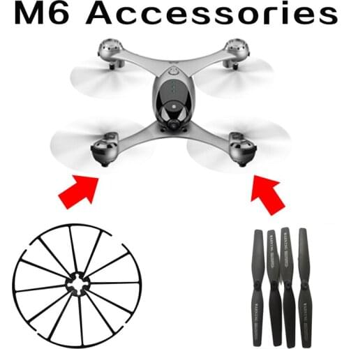 SMRC M6 RC Quadcopter Drone Spare parts propellers blades set protection ring remote controller accessories follow me Drones