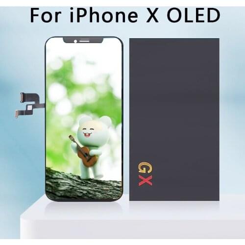 For iPhone X XS Max XR LCD Display OLED With 3D Touch Digitizer Assembly No Dead Pixel LCD Screen Replacement Display Screen