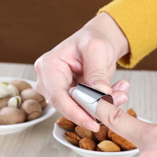 1pcs Peeling Bean Artifact Shelling Tool Iron Nail Cover for Hornbeam Broad Bean Pine Nuts Pistachio Kitchen peeler