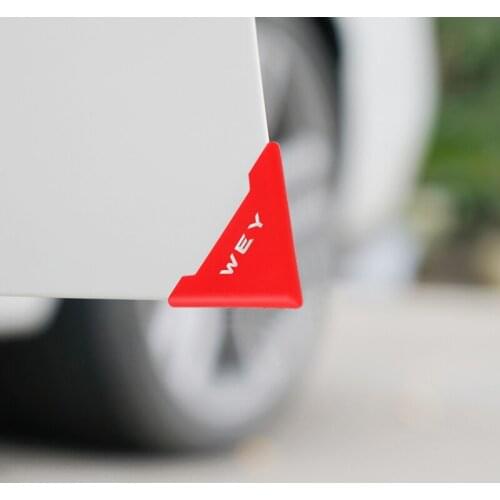 2PCS Silicone Car Door Corner Cover Bumper Anti-Scratch Protector for Great Wall Wey C6 A7 A8 R8 P8 A1 A3 A4 A5 Q7 VV5 VV6 VV7