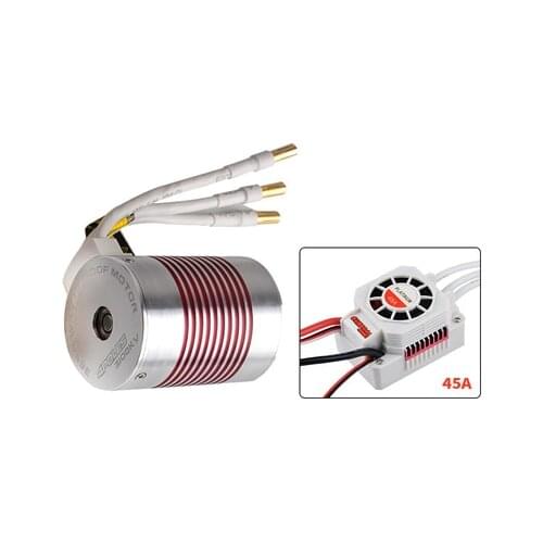 3650 Brushless Motor 3100KV 3900KV 5200KV Brushless ESC 45A 60A Waterproof For Rc car 1/8 1/10 1/12 1/14 Wltoys