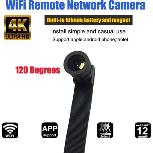 4K H.264 Ultra WIFI Flexible DIY Camera Video Audio Recorder Motion Detection Camcorder IP P2P Night Vision Micra Cam Charge box