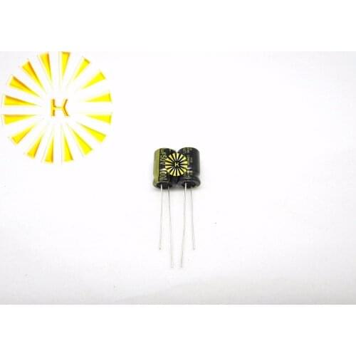 500pcs X 100% New 100UF 50V 8X12 LOW ESR Aluminum Electrolytic Capacitor