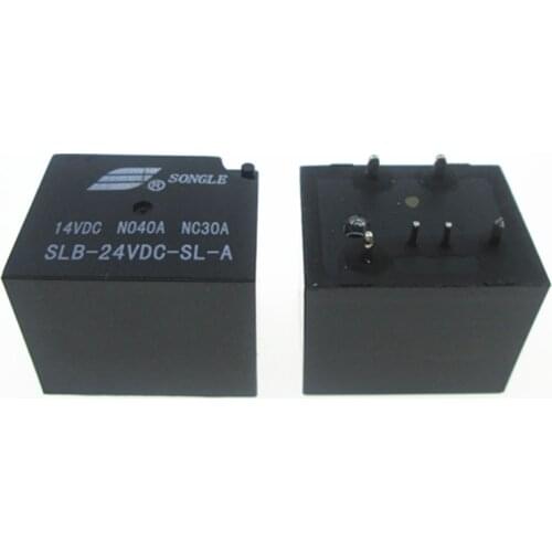 HOT NEW auto car 24V relay SLB-24VDC-SL-A SLB24VDCSLA 24VDC DC24V 24V 40A 14VDC 6PIN
