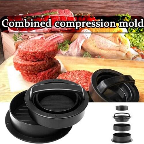 Hamburger Maker Hamburger Press Round Shape Non-Stick Chef Cutlets Hamburger Meat Beef Grill Burger Press Patty Maker Mold