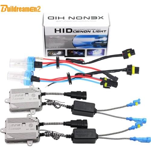 Buildreamen2 H1 H3 H7 H8 H9 H11 9005 9006 881 880 55W AC HID Xenon Kit Bulb Ballast 6000K White Car Light Headlight Fog Lamp DRL