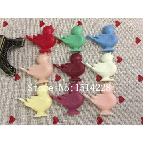 Resin cute chick Flatback Cabochon for jewelry accessory ,DIY 31*32mm