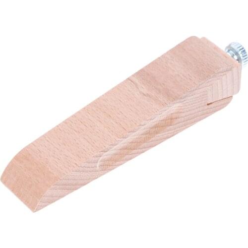 Handmade Leather DIY Wooden Sandpaper Sandpaper Sanding Block Vegetable Tanned Leather Edge Banding Grinding Edge Treatment