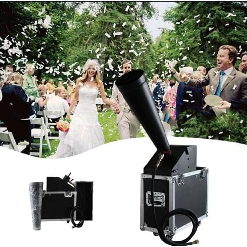 Free Shipping Confetti Cannon Co2 Confetti Machine DJ Stage Special Effect Wedding Party Color Paper