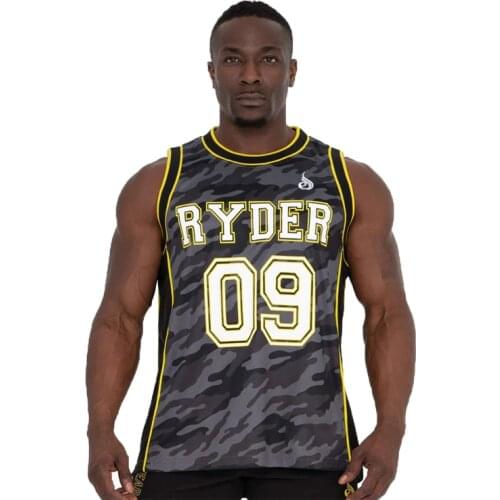 Men Sleeveless Basketball Tank Tops Muscle Sport Tank Tops Gym Fitness Bodybuilding Breathable Summer Casual Undershirt Tops