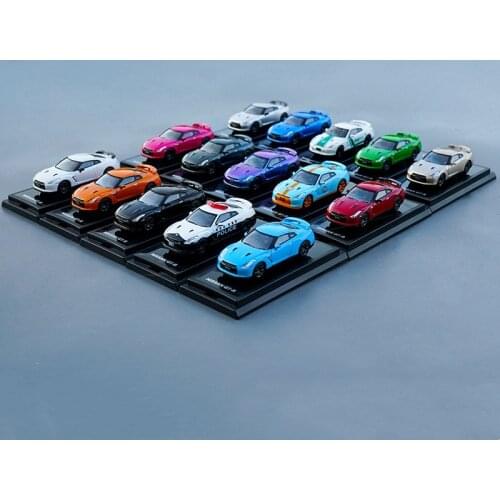 1/64 Metal Alloy Die Casting Kyosho Nissan GTR Ares Rally Car Simulation Car Model Adult Collection Childrens Toy