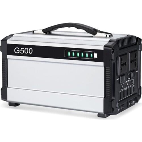 High power 110v 220v 500w portable power station solar generator for outdoor and home