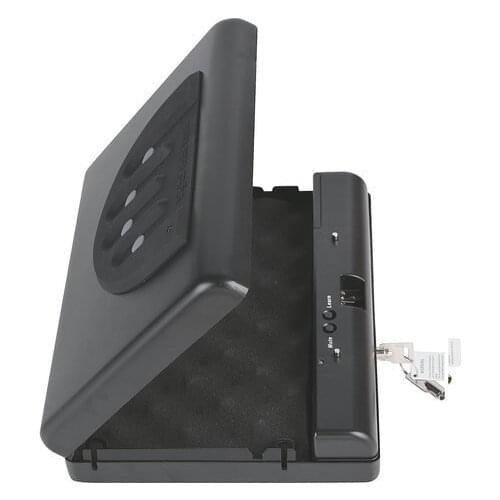 Gunsafe Gunbox Portable Pistol Car Safe Gun Box Ammo Metal Case Safes Key Can Safebox Keybox Strongbox Boxes Safety Security