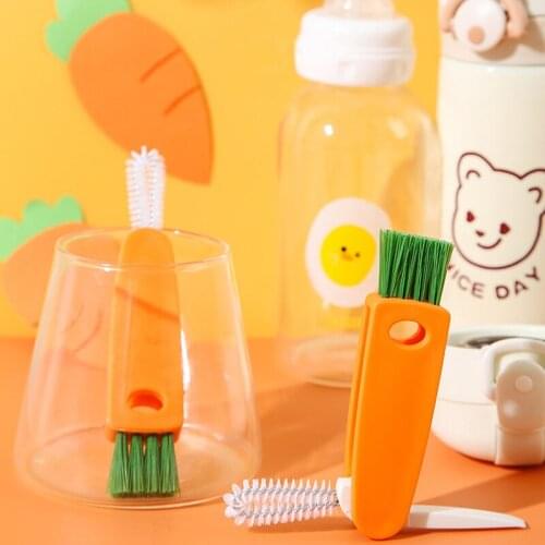 Bottle Insulation cup inner cover Washing Brush Lunch box rubber ring Glass Stain crevice Washing Brushes Kitchen Cleaner Tool