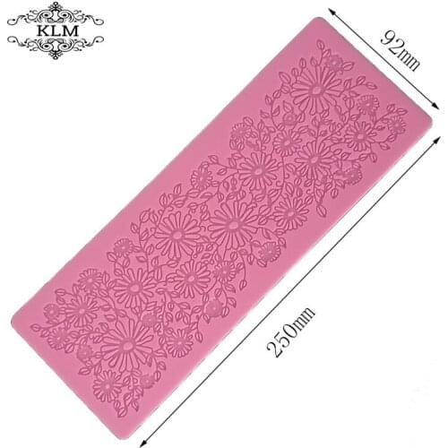 Food Grade Silicone Cake Decoration Lace Mats Fondant Molds