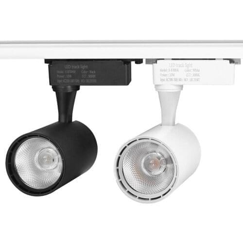 10X COB 10W 20W 30W Led Track light aluminum Ceiling Rail Track lighting Spot Rail Spotlights Replace Halogen Lamps AC220V