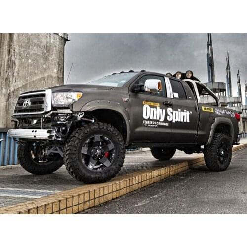 For Toyota Tundra D-MAX F-150 Pickup car sticker 3D LOGO Reflective car hood body sticker Car waistline stickers