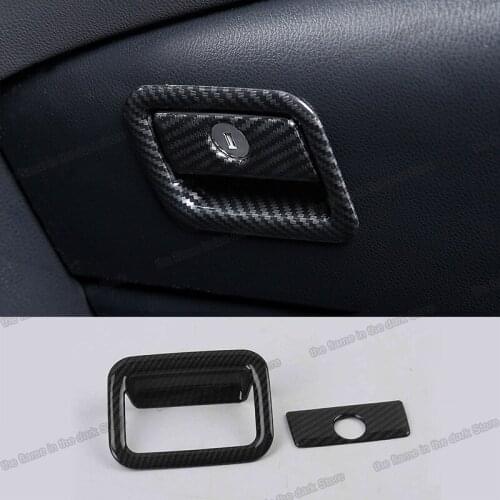 Lsrtw2017 Car co-pilot Storage Box Switch Frame Trims for toyota camry 2019 2020 2018 70 v70 xv70 trd accessories sport edition