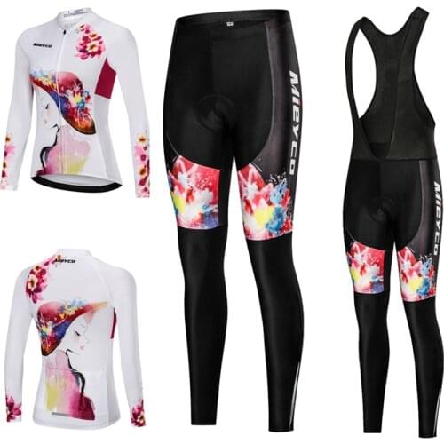 Womens Tracksuit Cycling Jersey Set BMX Outdoor Skinsuit Ciclismo Bicycle Mujer Bike Clothing Roupas Femininas Com Frete Gratis