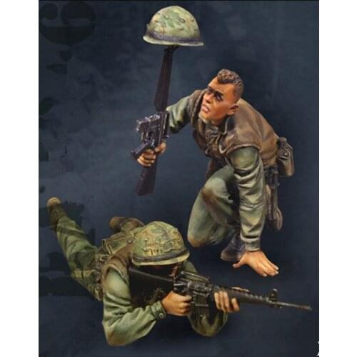1:35 Resin Figure Model Kit Unassambled Unpainted //X261 (2 FIGURES)