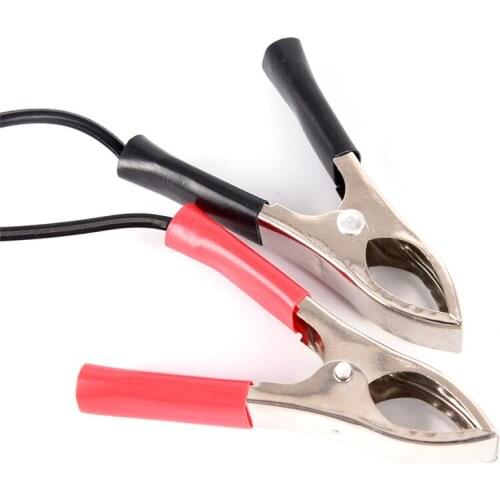 1 Pc Car Battery Pump Alligator Clip Charger Cable Terminal Clip-on Cigarette Lighter Power Socket Adapter Adaptor