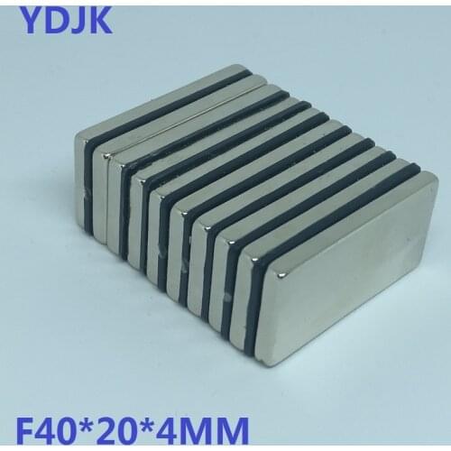 1pcs N35 Rectangular magnet f 40x20x4 Super Strong mm Neodymium magnet 40*20*4 NdFeB magnet