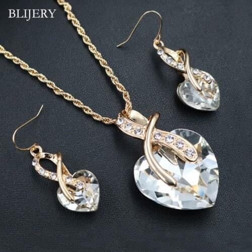 BLIJERY Jewelry Sets