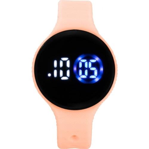 Top Brand Men Women Led Sport Electronic Digital Watch Fashion Pink Silicone Strap Waterproof Children Watches Clock Reloj Mujer